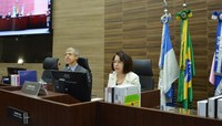 Ministra Laurita Vaz preside sessão do CJF, no Rio de Janeiro (Foto: TRF2)