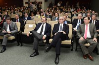 Autoridades participaram do evento, no auditório do CJF, em Brasília (Foto: Secom STJ)