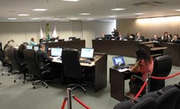 Plenário do CJF reunido em sessão ordinária, em 20 de março. (Foto: Edson Queiroz/CJF)