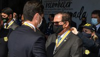 Ministro Humberto Martins recebe a Medalha Washington Luís, em cerimônia realizada na sede da PRF